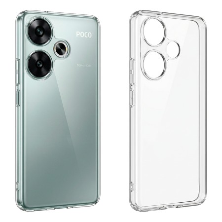 POCO F6 Funda de Gel TPU Transparente 1.5mm ALTA CALIDAD