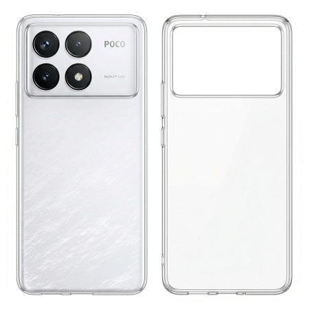 POCO F6 PRO Funda de Gel TPU Transparente 1.5mm ALTA CALIDAD