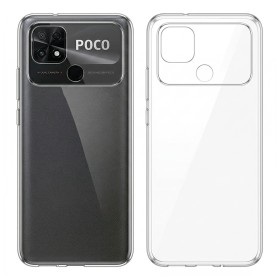 POCO C40 Funda de Gel TPU Transparente 1.5mm ALTA CALIDAD