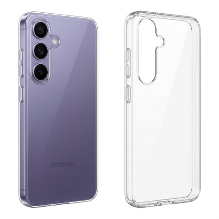 SAMSUNG S25 Clear TPU Gel Case 1.5mm HIGH QUALITY