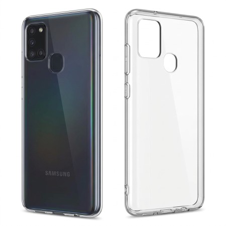 Samsung A21S Funda de Gel TPU Transparente 1.5mm ALTA CALIDAD