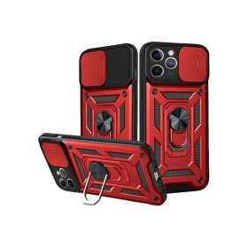 Funda Armadura con Tapa Deslizante iPhone 11 Pro Cámara y Anillo | Wephone Mayorista