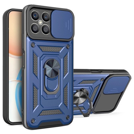 Funda Armadura con Tapa Deslizante Honor X8 5G Cámara y Anillo | Wephone Mayorista