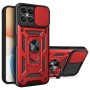 Funda Armadura con Tapa Deslizante Honor X8 5G Cámara y Anillo | Wephone Mayorista