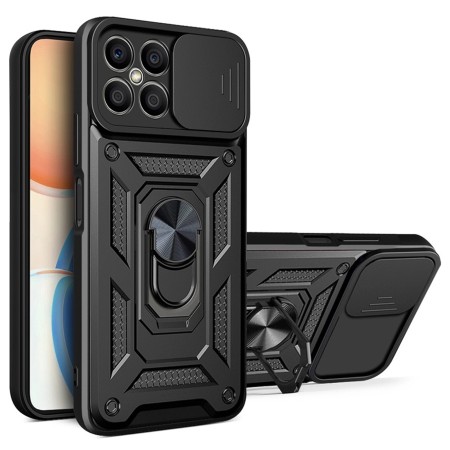 Funda Armadura con Tapa Deslizante Honor X8 5G Cámara y Anillo | Wephone Mayorista