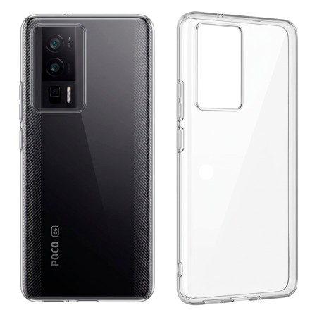 Poco F5 Pro Funda de Gel TPU Transparente 1.5mm ALTA CALIDAD