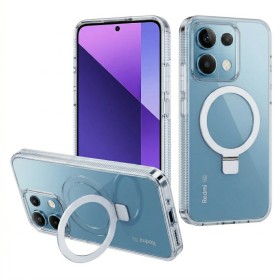Funda Transparente Antigolpe con Soporte Redmi Note 13-4G.Ref-2376 Blanco
