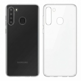 Samsung A21 Carcasa Transparente De Alta Calidad