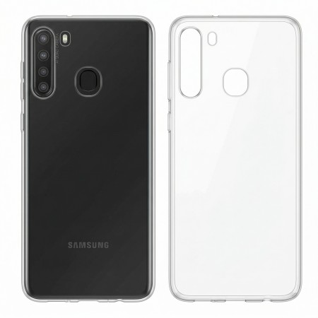 Samsung A21 Carcasa Transparente De Alta Calidad