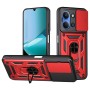 Funda Armadura con Tapa Deslizante Redmi 15C Cámara y Anillo | Wephone Mayorista