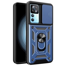 Funda Armadura con Tapa Deslizante Xiaomi 12 Cámara y Anillo | Wephone Mayorista