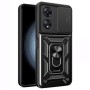 Funda Armadura con Tapa Deslizante Oppo A78 4G Cámara y Anillo | Wephone Mayorista