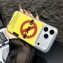 Funda GStyle Warning Series iPhone  17 Pro Max· "No Tocar" | Wephone