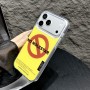 Funda GStyle Warning Series iPhone  17 Pro Max· "No Tocar" | Wephone