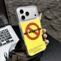 Funda GStyle Warning Series iPhone  17 Pro Max· "No Tocar" | Wephone