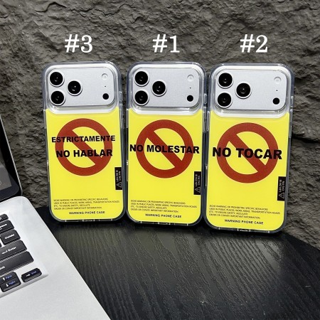 Funda GStyle Warning Series iPhone  17 Pro Max· "No Tocar" | Wephone