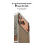 Funda Madera Auténtica MagSafe iPhone 17 Pro – Elegancia Premium 👌