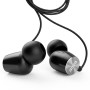 Venta mayorista de auriculares Aiwa ESTM-20BK en color plata. Cuerpo de metal antirresonante, driver dinámico de 10mm y conexión