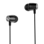 Venta mayorista de auriculares Aiwa ESTM-20BK en color plata. Cuerpo de metal antirresonante, driver dinámico de 10mm y conexión