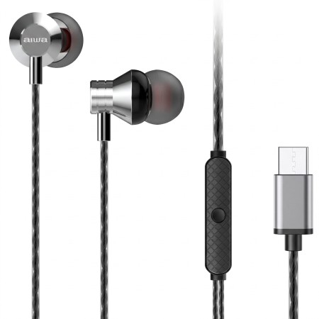 Aiwa ESTM-50 USB-C al por Mayor | Auriculares Metálicos Tipo-C