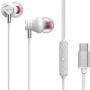 Aiwa ESTM-50 USB-C Blanco al por Mayor | Auriculares Metálicos Tipo-C