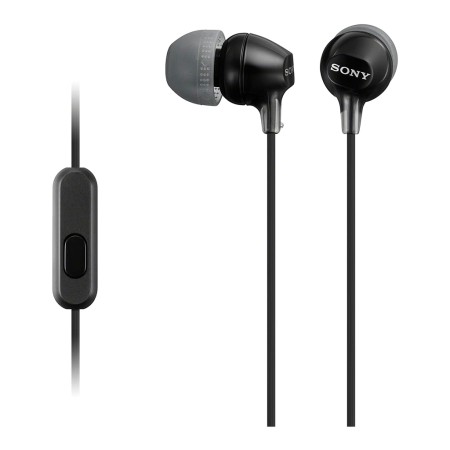 Sony MDR-EX15AP Negro al por Mayor | Auriculares In-Ear con Micro