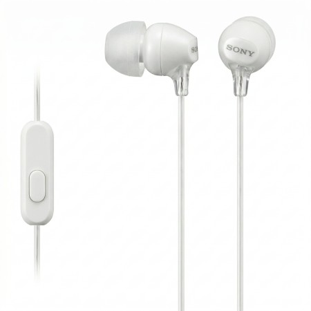 Sony MDR-EX15AP Blanco al por Mayor | Auriculares In-Ear con Micro