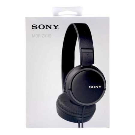 Sony MDR-ZX110AP Negro al por Mayor | Auriculares Plegables con Micro