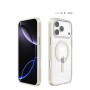 Funda iPhone 17 Pro/iPhone 18 Pro Transparente con MagSafe y Borde de Color | Wephone Mayorista