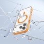 Funda iPhone 17 Pro/iPhone 18 Pro Transparente con MagSafe y Borde de Color | Wephone Mayorista