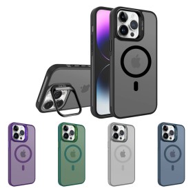 Funda para iPhone 12 / 12 Pro Mate con Soporte Cámara · MagSafe | Wephone