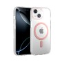 Funda magsafe Transparente iphone 15 Rosa