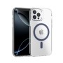 Funda magsafe Transparente borde color iphone 15 pro