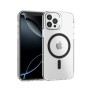 Funda magsafe Transparente borde color iphone 15 pro