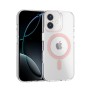 Funda Rígida Transparente Borde Color MagSafe iPhone 16 | Wephone Mayorista