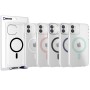 Funda magsafe Transparente borde color iphone 12