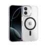 Funda Rígida Transparente Borde Color MagSafe iPhone 16 | Wephone Mayorista