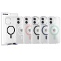Funda Rígida Transparente Borde Color MagSafe iPhone 16 | Wephone Mayorista