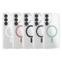 Nunca amarillea funda anti-golpes transparente magsafe para Samsung...