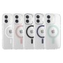 Funda Rígida Transparente Borde Color MagSafe iPhone 16 | Wephone Mayorista