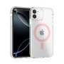 Funda magsafe Transparente borde color iphone 12