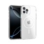 Funda Rígida Transparente Borde Color MagSafe iPhone 12 Pro | Wephone Mayorista