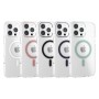 Funda Rígida Transparente Borde Color MagSafe iPhone 16 Pro | Wephone Mayorista