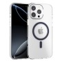 Funda Rígida Transparente Borde Color MagSafe iPhone 16 Pro | Wephone Mayorista