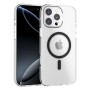 Funda Rígida Transparente Borde Color MagSafe iPhone 16 Pro Max | Wephone Mayorista
