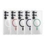 Funda Rígida Transparente Borde Color MagSafe Samsung S26 Ultra | Wephone Mayorista