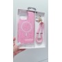 Funda magnética con purpurina + correa para iPhone 17 Pro Max | Wephone Mayorista