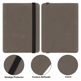Funda para Pasaporte de Cuero Organizador de Documentos de Viaje | WePhoneShop