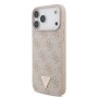 Funda Guess iPhone 17 Pro Max Rosa MagSafe | 4G Triangle Logo