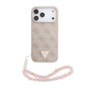 Funda Guess iPhone 17 Pro Max Rosa MagSafe | 4G Triangle Logo